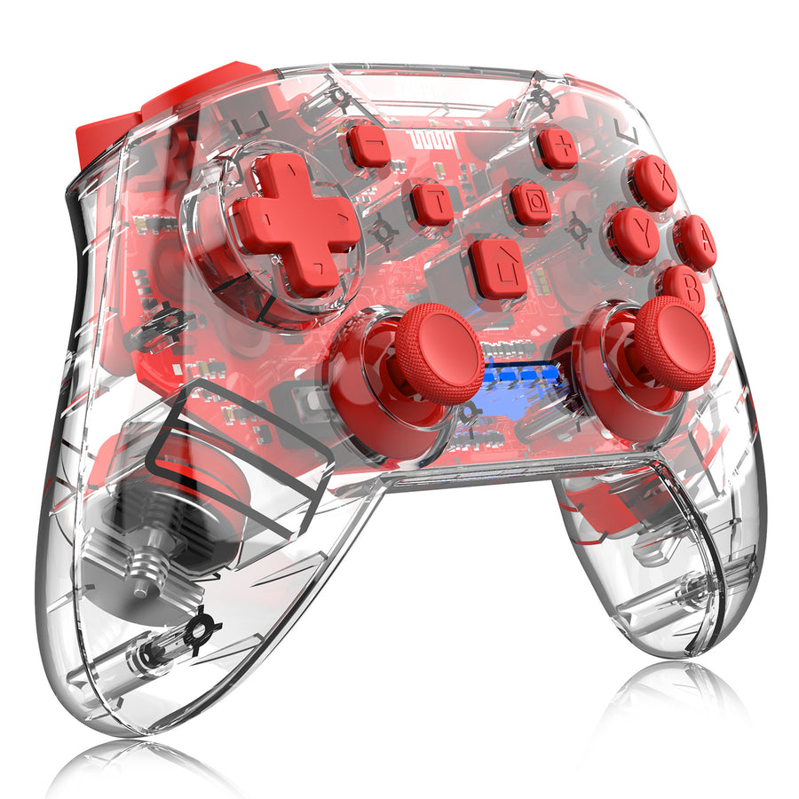 Wireless Wake-up Burst Wireless Bluetooth Transparent Lighted Gamepad
