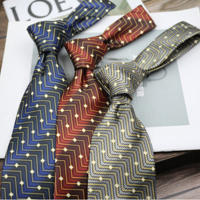 9cm Business Formal Wide-width Tie, Mens Vintage Style