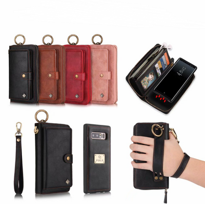 New Multi-function Mobile Phone Case Phone Shell Zipper Wallet Set Car Function Case