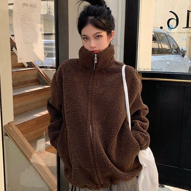Lamb Wool Coat For Women