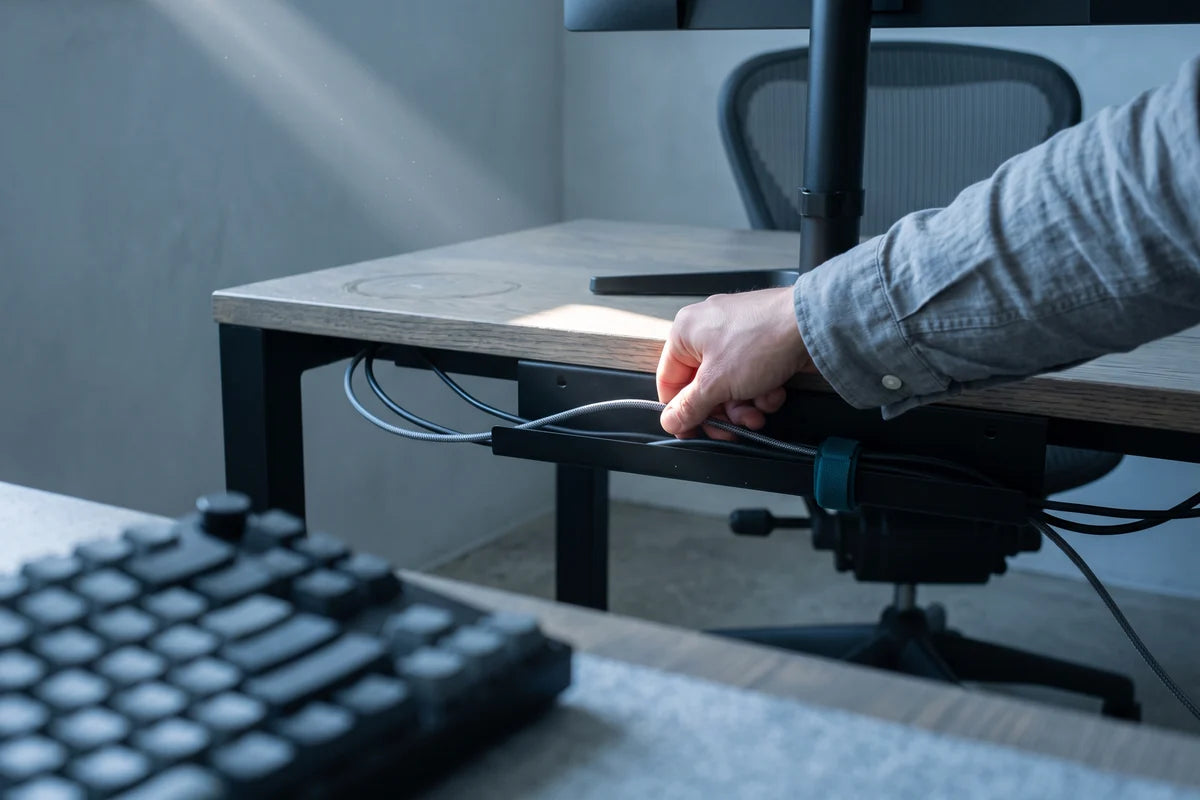 The cables are the first thing you see