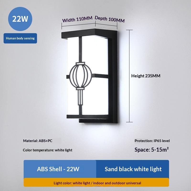 Balkon staircase motion sensor wand licht surface