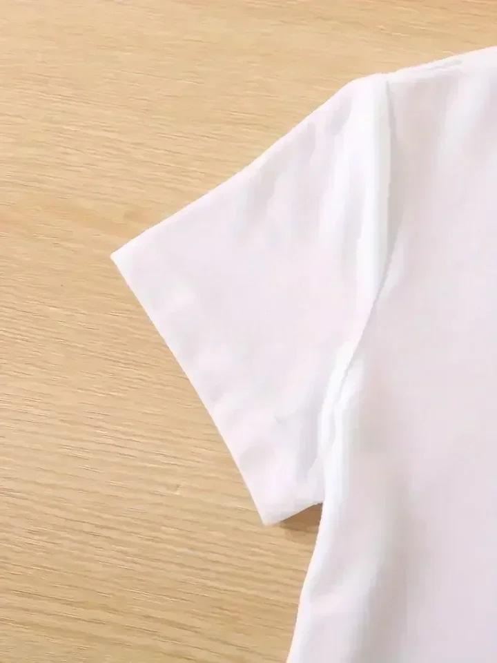 Text-printed Short-sleeved Printed T-shirt