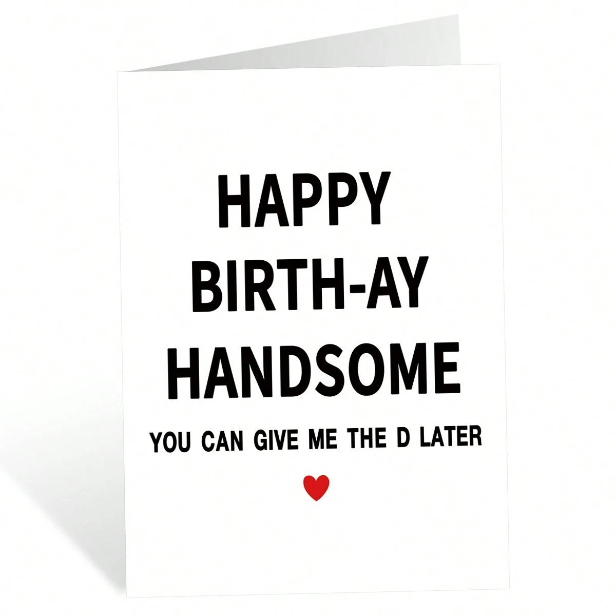 Birthday Greeting Card with Envelope Text