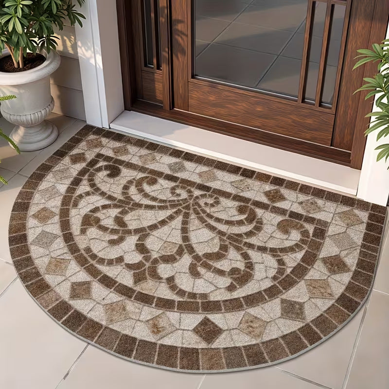 Crystal Velvet Semi-circular Rubber Resistant Soil