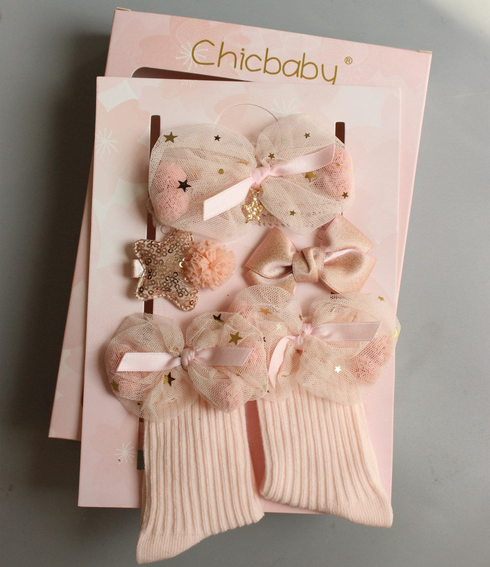 Bow Hair Ties Headbands Hair Clips Hairpins Socks