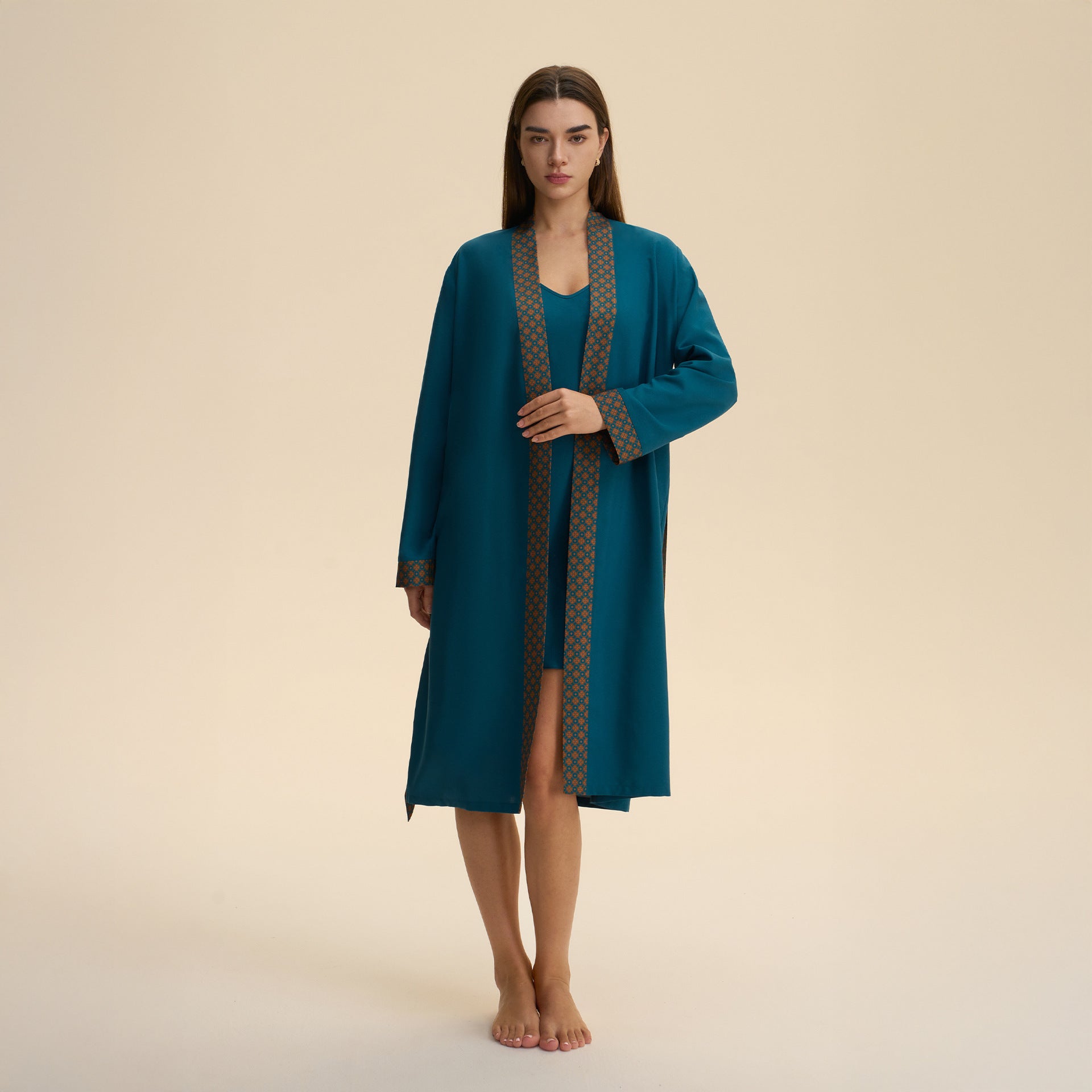 Loose Casual Middle Eastern-style Single Nightgown For Couples Long Cloud-shaped Cotton