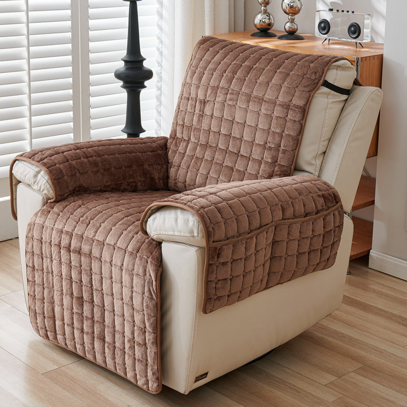 Cushion Cover Warm And Non Slip Plush Sofa