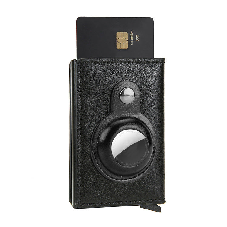 Multifunctional Card Holder Item Tracker Men's Short Card Holder Wallet Air Tag