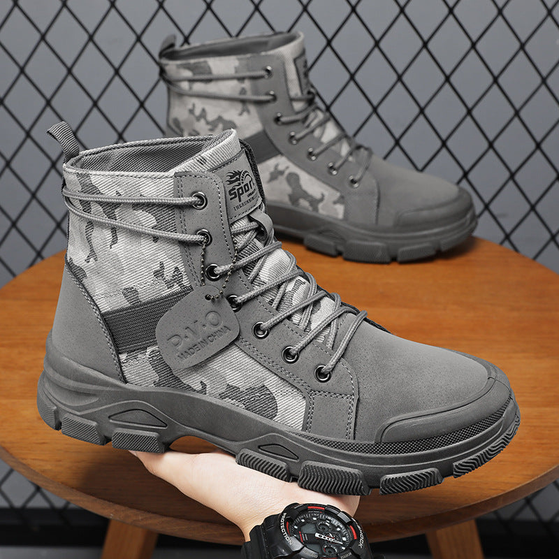 Mens High-top Hiking Mid-cut Boots