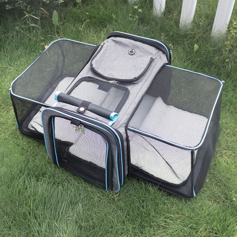 Foldable Cat Carrier Small Dog Car Mounted Cat