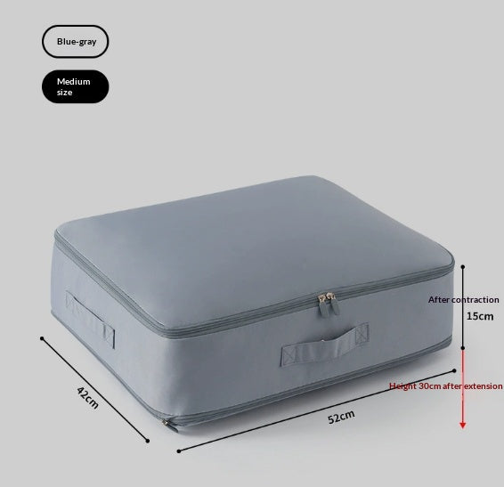 Dekbed opbergsatin kleding organizer opbergzak