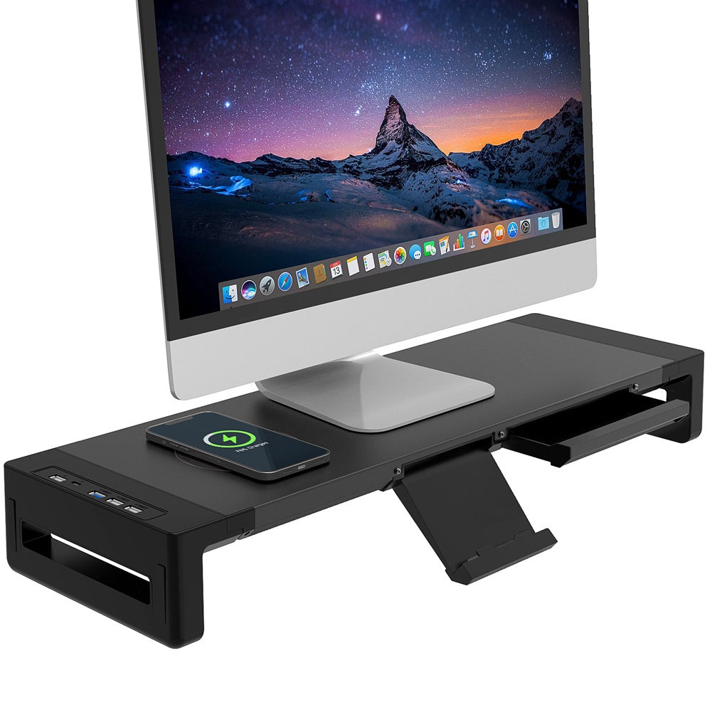 Monitor computer verhoger draadloos charging laptop