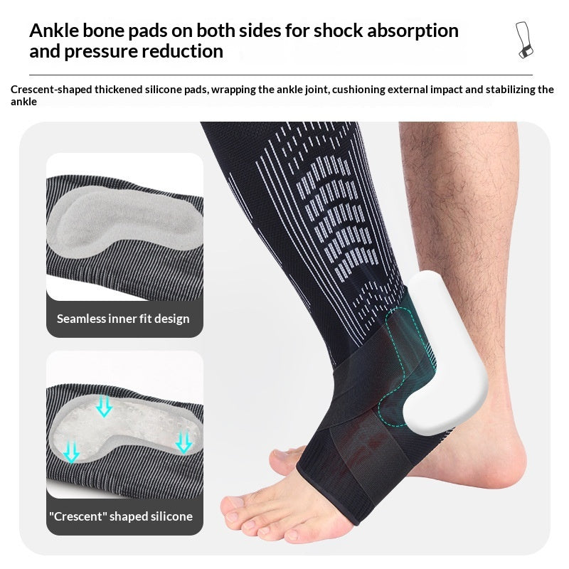 Sports Calf And Ankle Compression Bandages For Fitness Compression Running