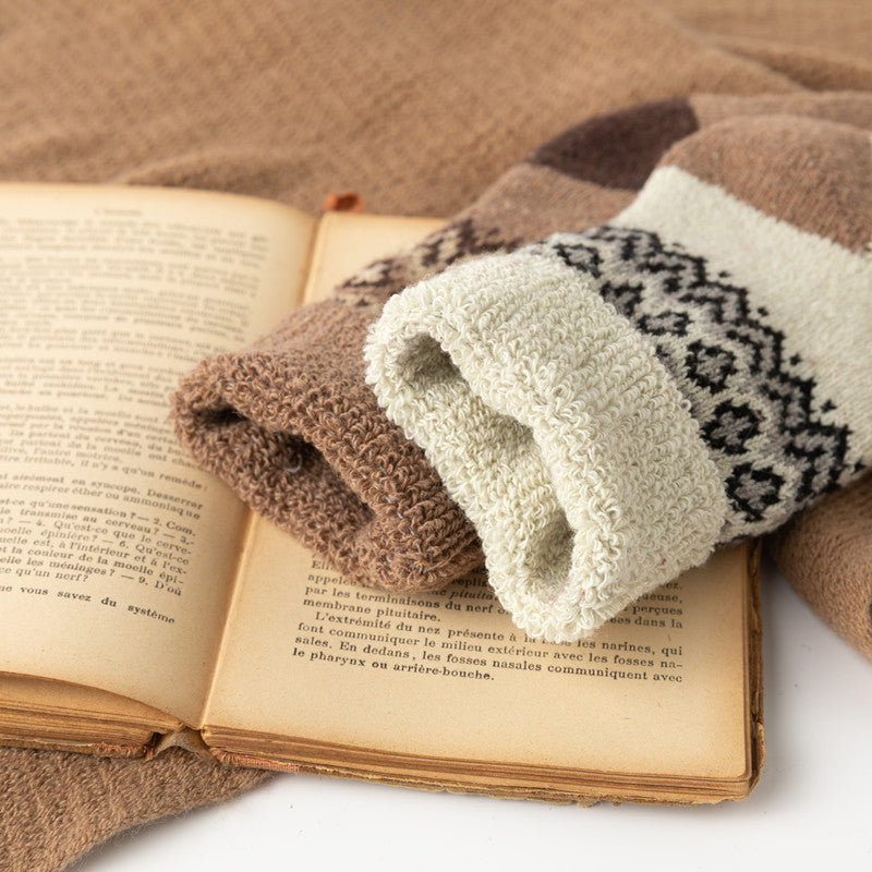 Men's And Women's British Style Extra Thick Thermal Socks