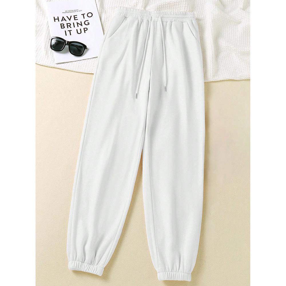 Relaxed-fit Jogger Sweatpants Trendy and Versatile Long Pants