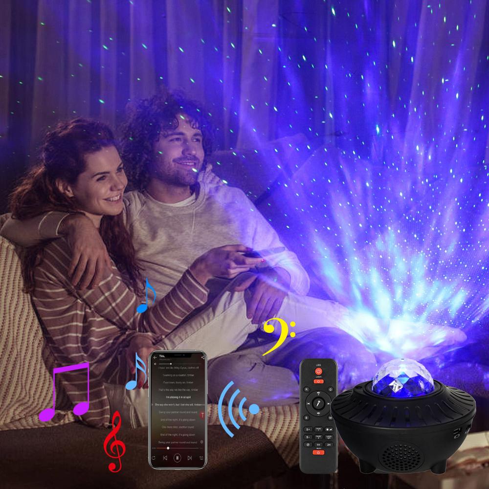 Led Bluetooth Music Projector Light