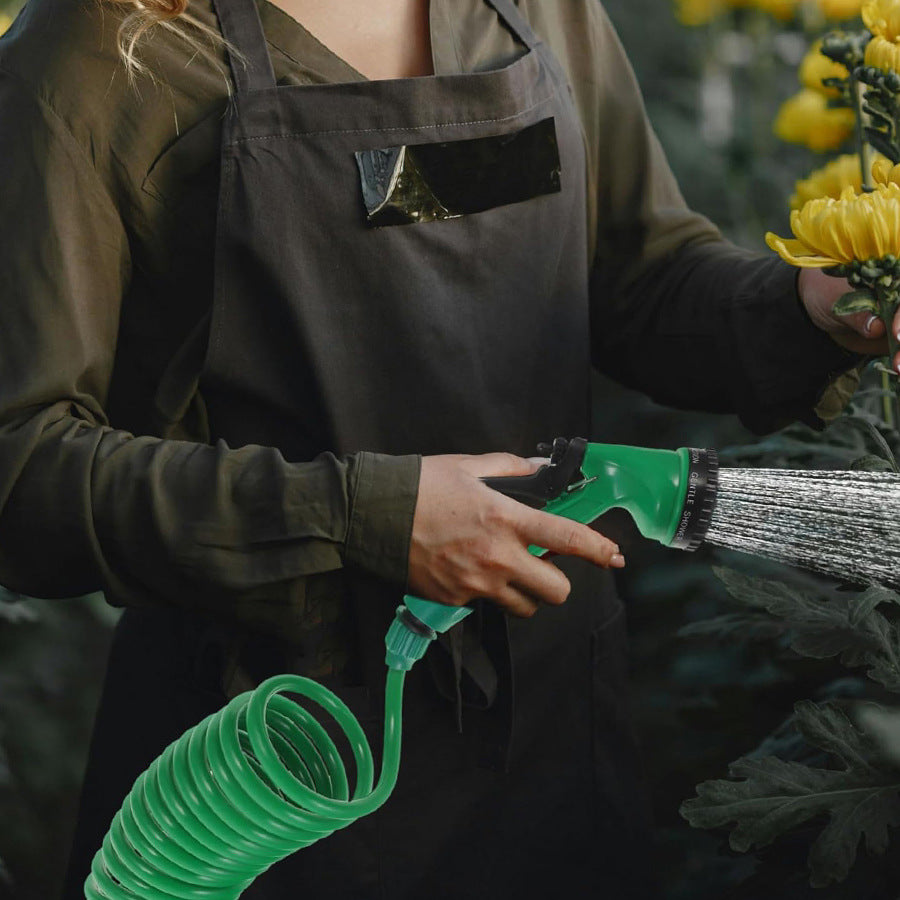 Water Gun Hose With 5 Function Garden Nozzle