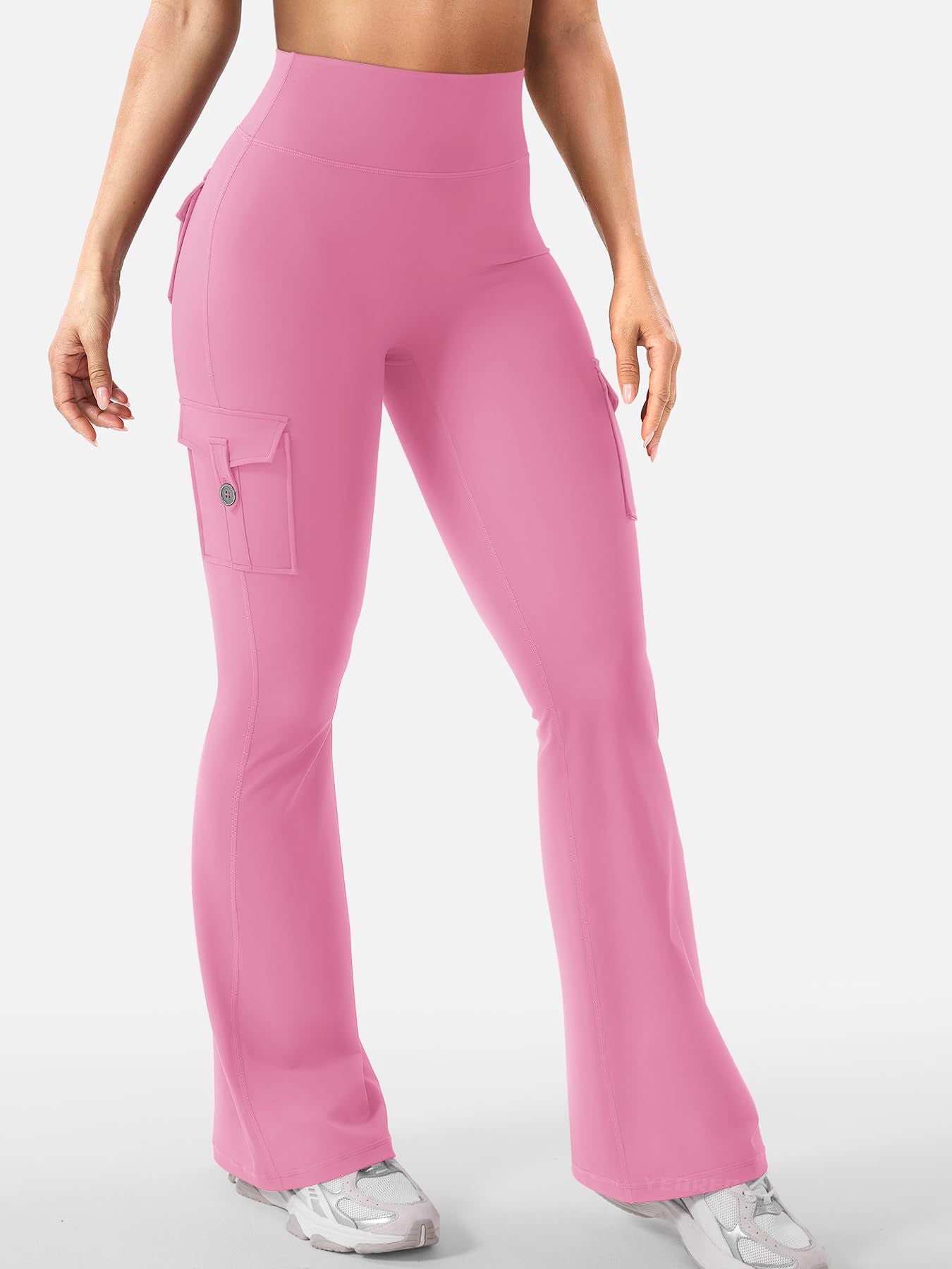Womens Solid-color Outdoor Sports Tight Pants
