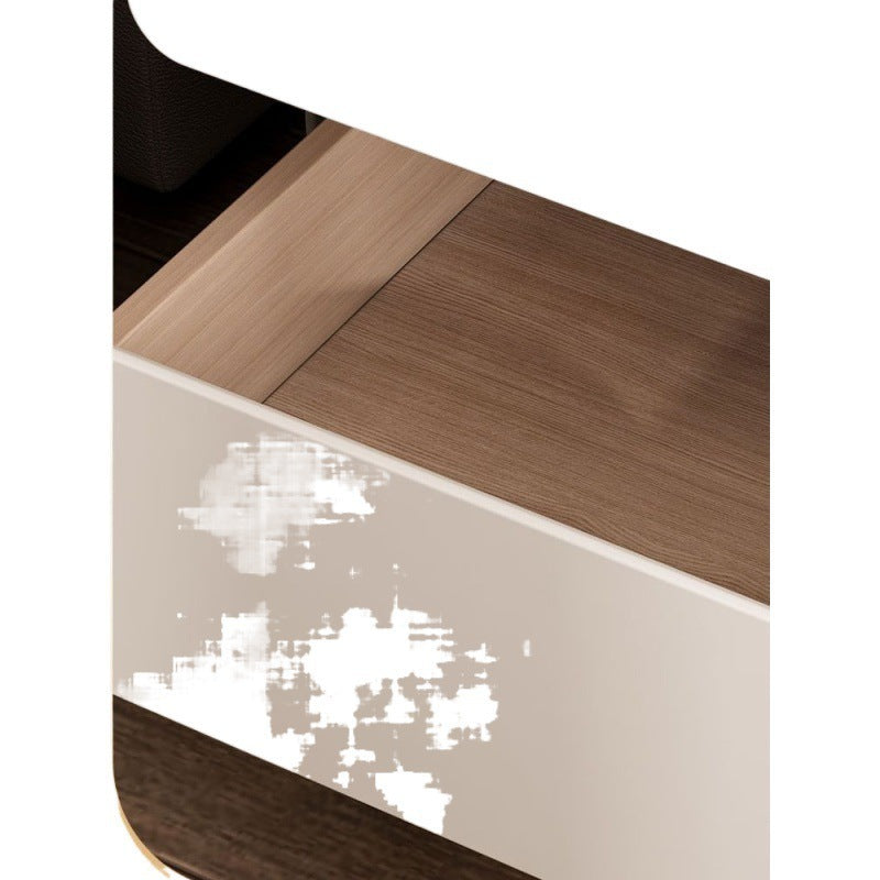 Klein apartment nightstand narrow modern minimalistisch nachtkastje