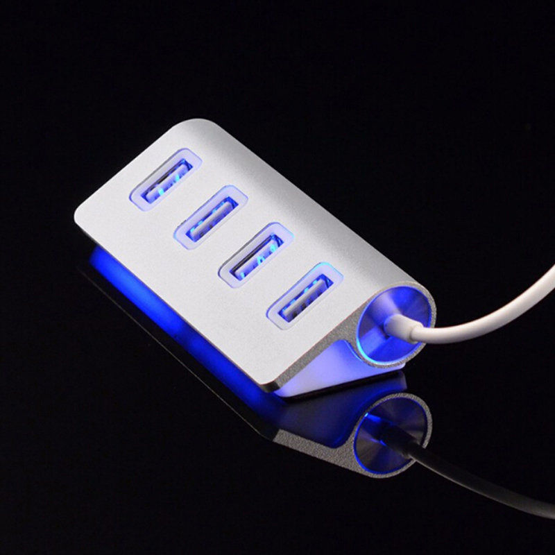 Compatible with iOS, Four-port USB 2.0 HUB hub