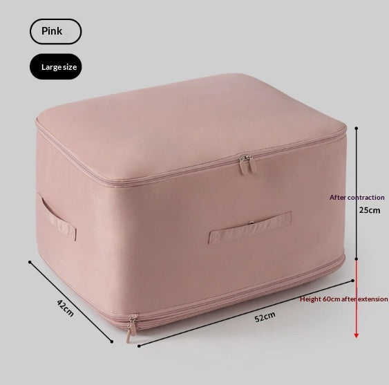 Dekbed opbergsatin kleding organizer opbergzak