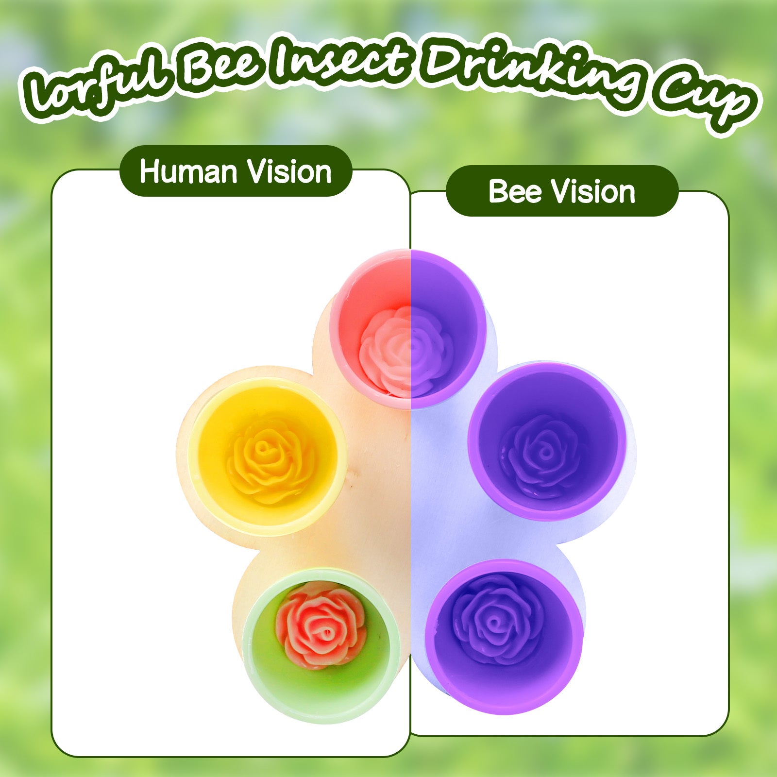 Set 10 bee insect waterers