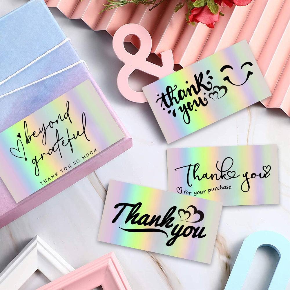 Sheetspack 5 9cm Thank You for Supporting My Small Business
