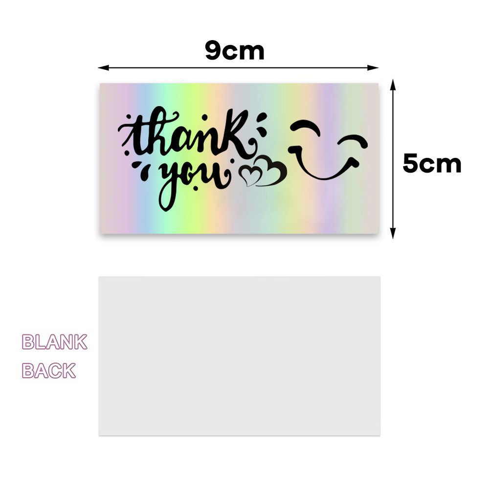 Sheetspack 5 9cm Thank You for Supporting My Small Business