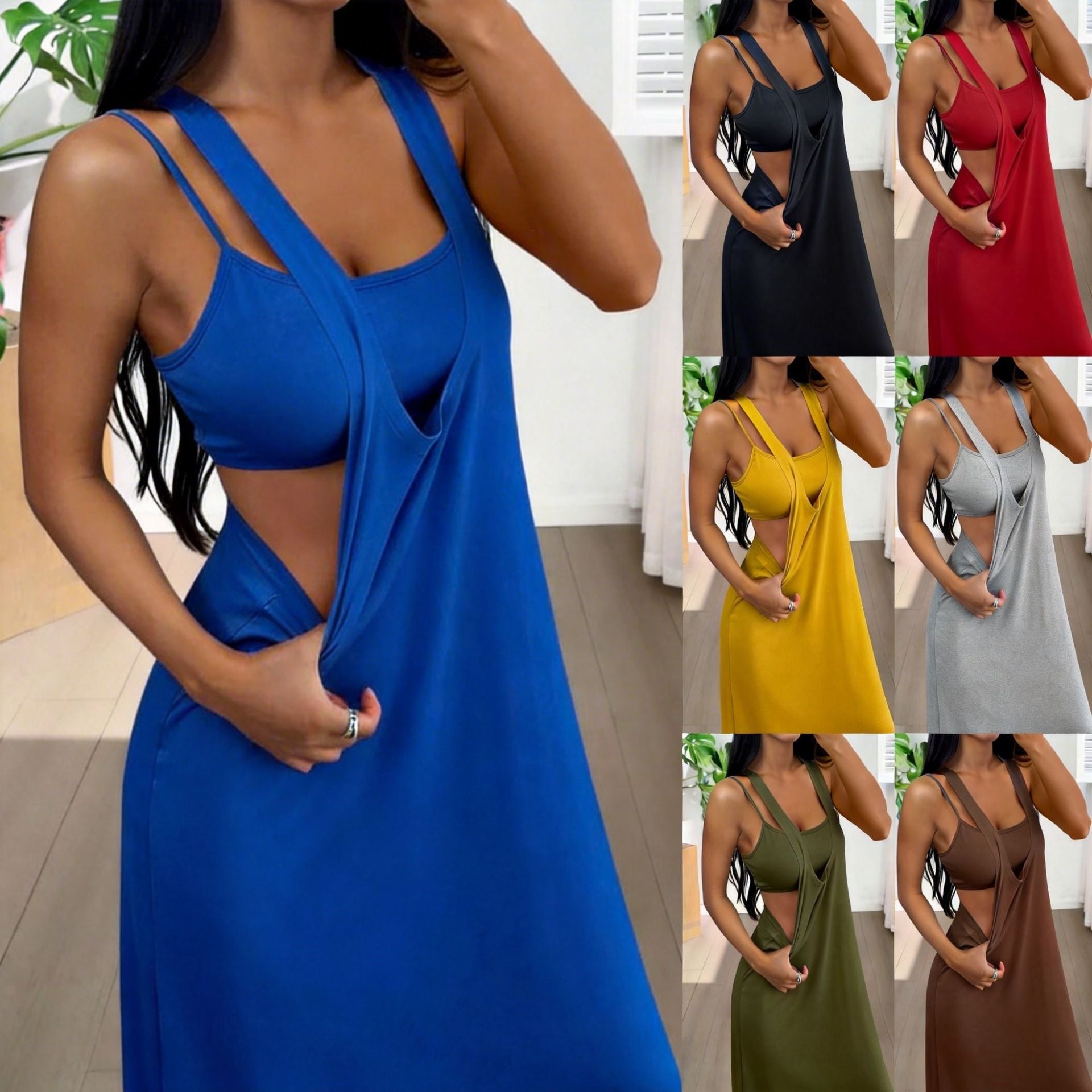 New Womens Dress Two-piece Set