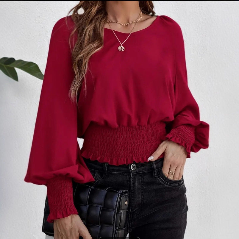 Womens Loose-fitting Top For Fallwinter