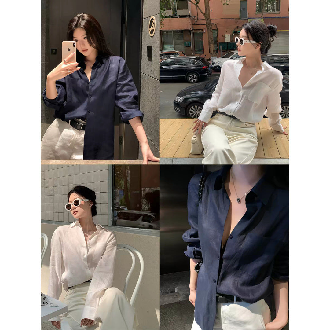 Long-sleeve Blouse For Women Summer Style