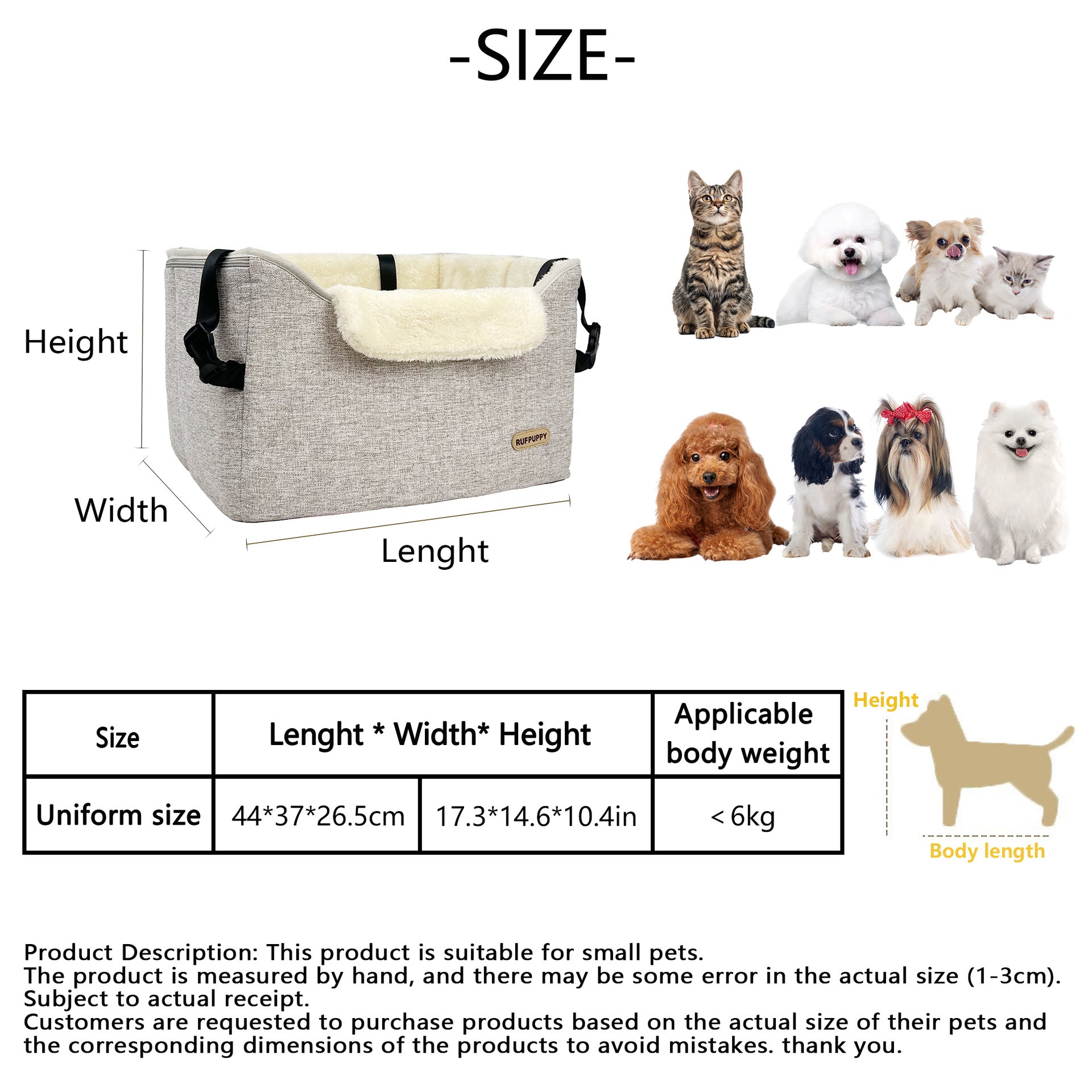 Stylish warm hond huisdiertas