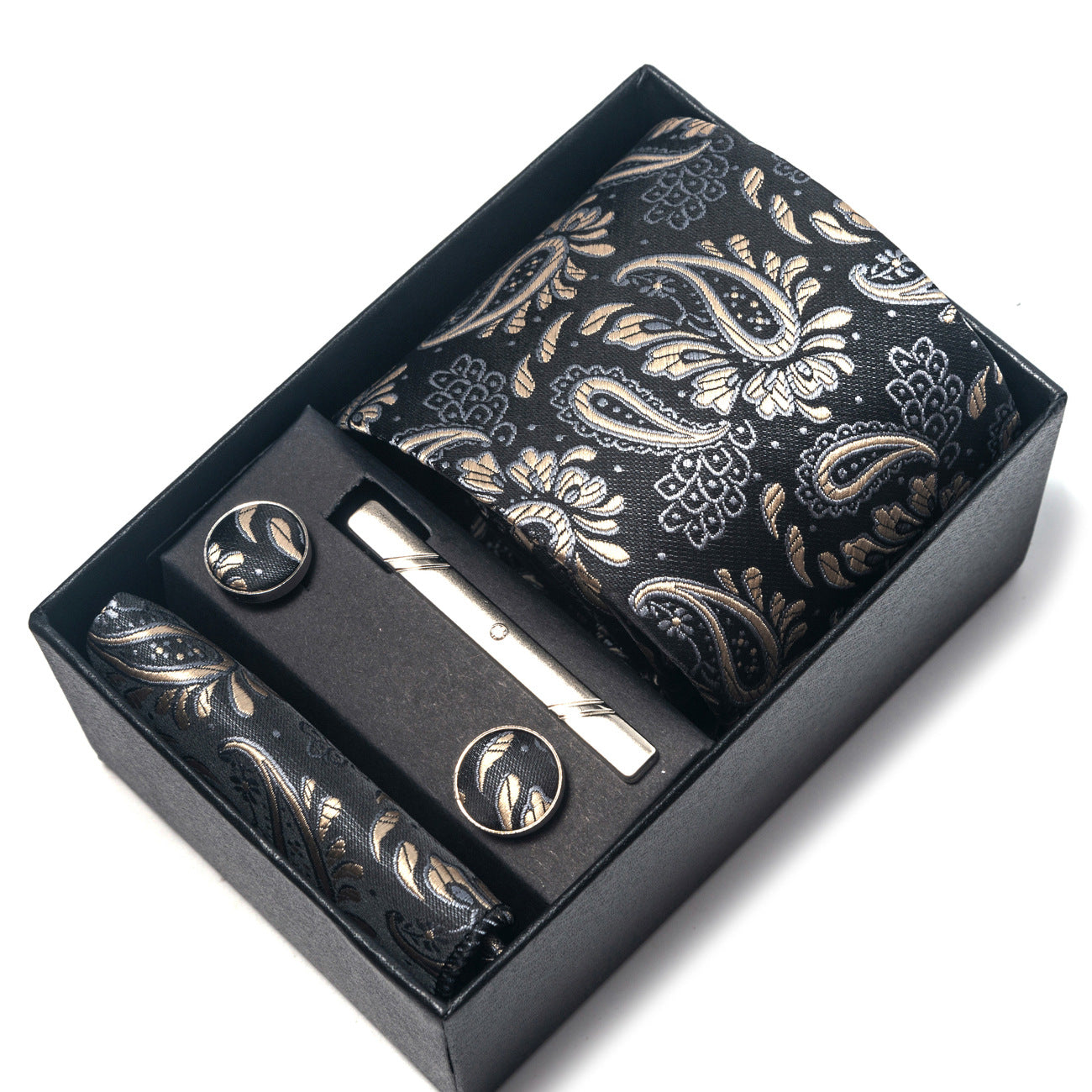 Mens Polyester Yarn-dyed Jacquard Formal Tie