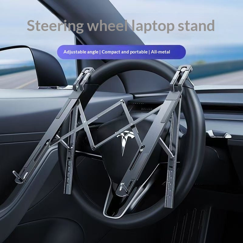 Auto gemonteerd steering wiel laptop houder multifunctioneel