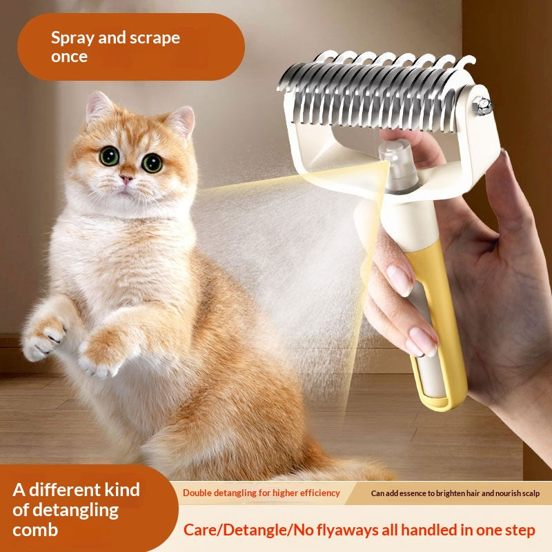 Detangling Spray Comb Thinning and Fluffundercoat Rake
