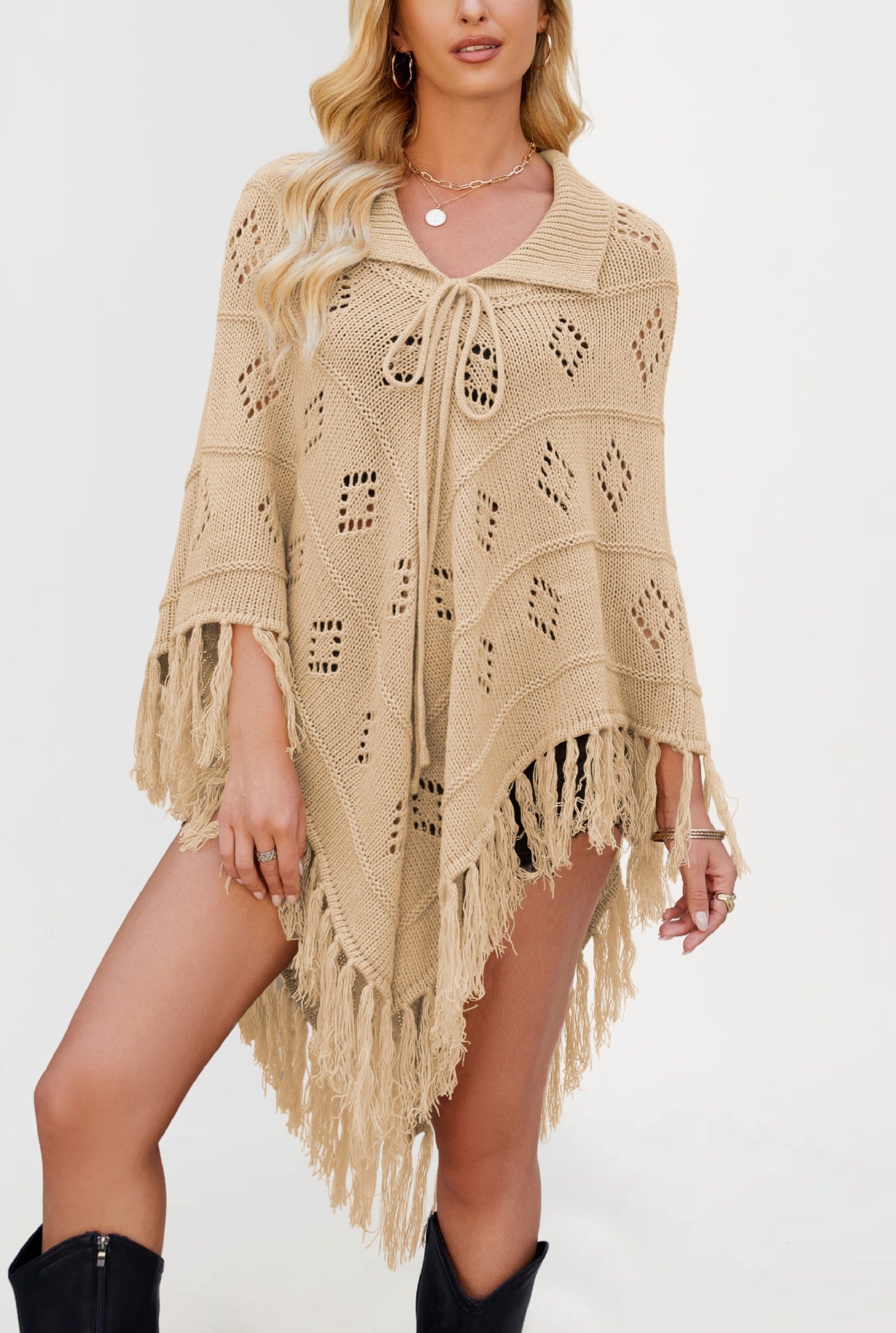 New Autumnwinter Fashion Tassel Shawl