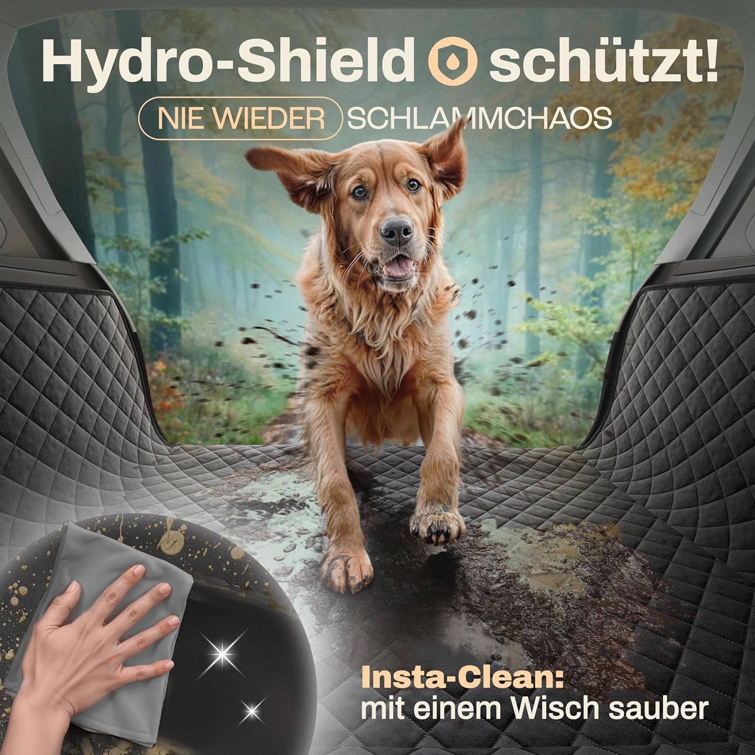 1 auto huisdier mat trunk beschermer honden