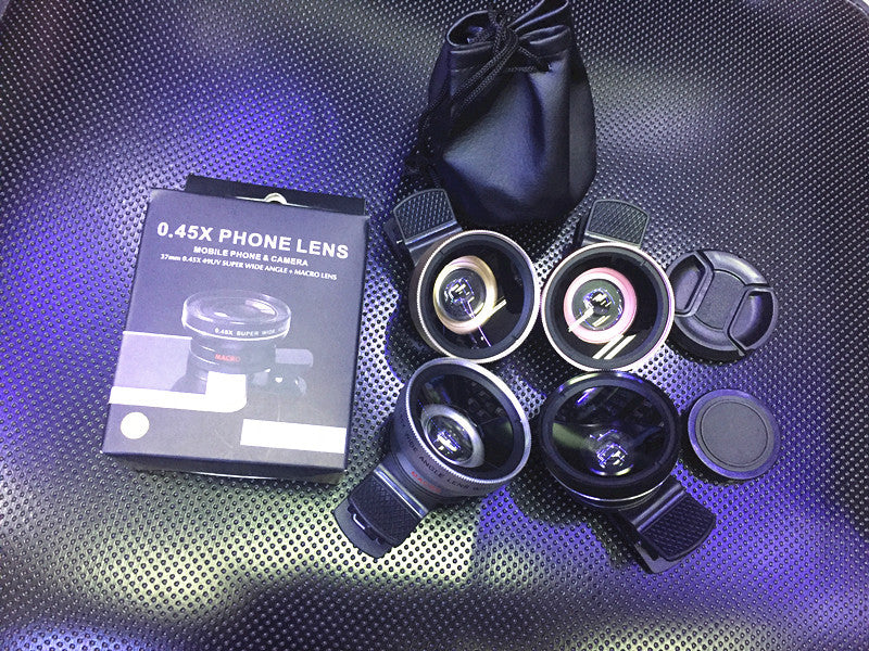 Mobile phone lens 0.45Xwide angle lens SLR camera mobile phone external effects