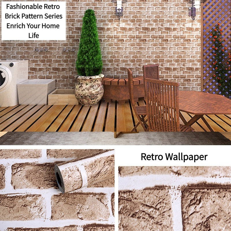 Retro Wallpaper 3D Brick