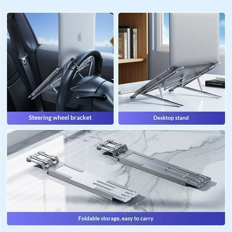 Auto gemonteerd steering wiel laptop houder multifunctioneel