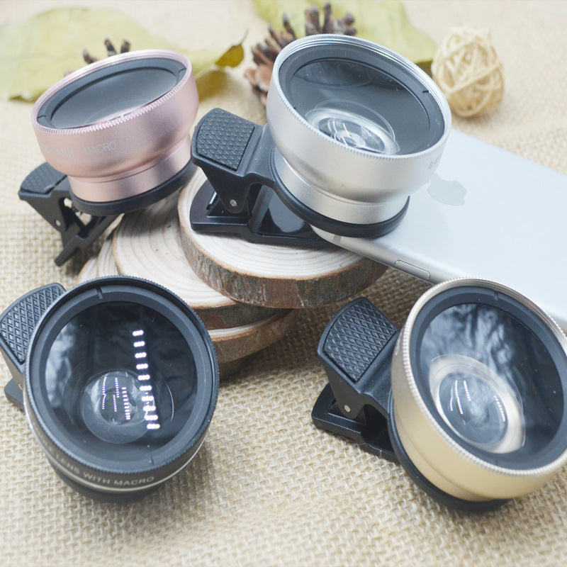 Mobile phone lens 0.45Xwide angle lens SLR camera mobile phone external effects