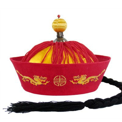 Black Dance Table Performance Hat Emperor Qianlong