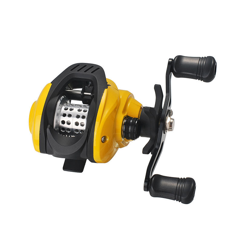 Small Yellow Water Drop Wheel Luya Fishing Reel Lei Qiang Hit