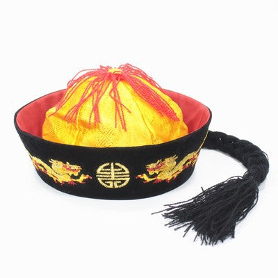 Black Dance Table Performance Hat Emperor Qianlong
