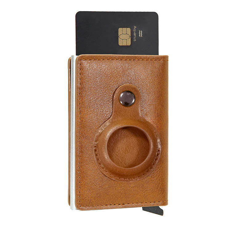 Multifunctional Card Holder Item Tracker Men's Short Card Holder Wallet Air Tag