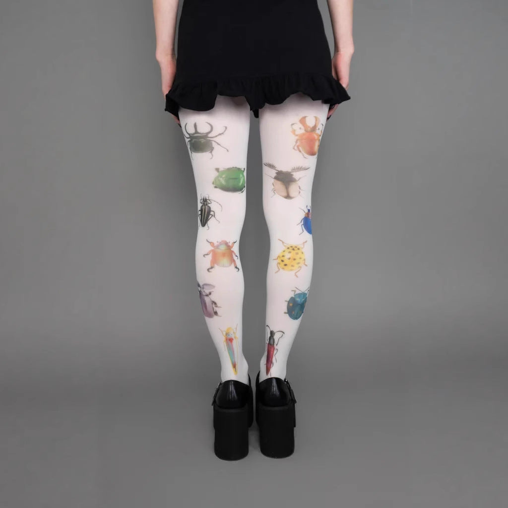 Unique Print Womens Sweet & Edgy All-Season Socks