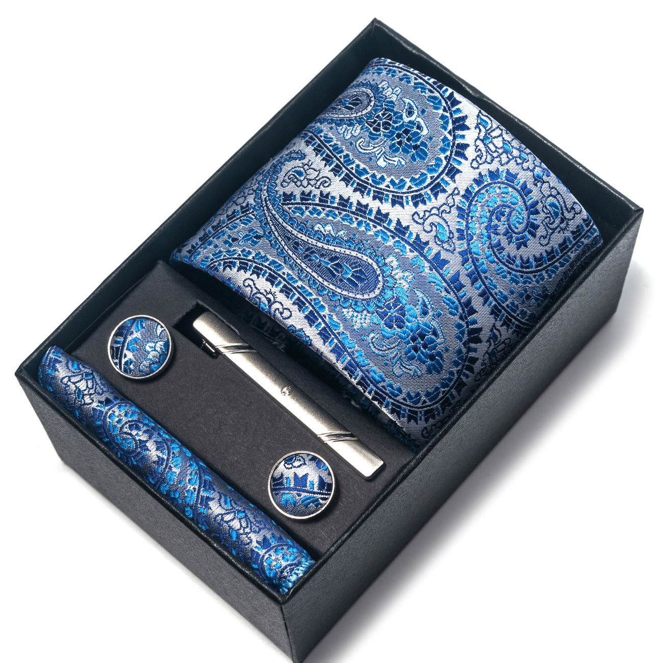 Mens Polyester Yarn-dyed Jacquard Formal Tie