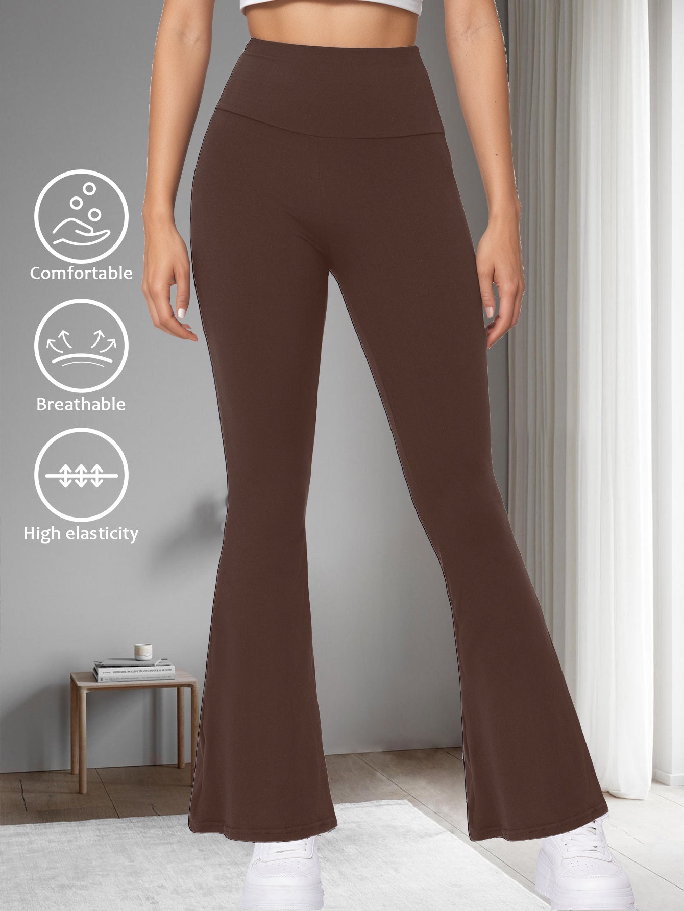 Plus Size Confortbel Workout Leggings Womens Sofy Yoga High