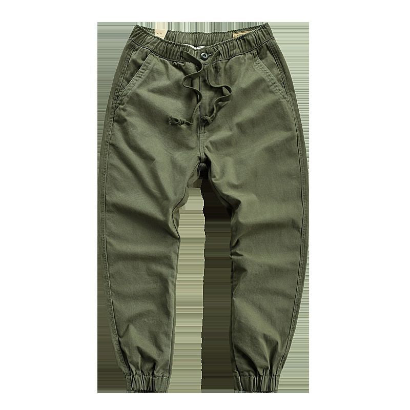 Versatile Workwear Pants Wear-resistant Work Solid Color Fashion Solid Color Work Casual Men's Cargo Pants